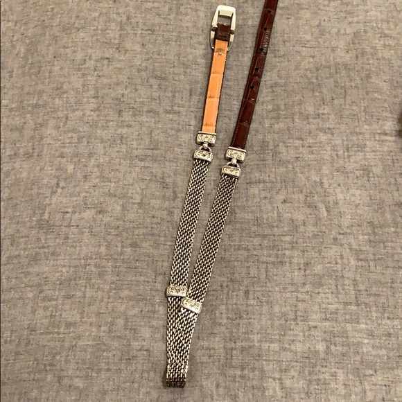 BRIGHTON  Reversible Brown and Tan Belt - Picture 5 of 8